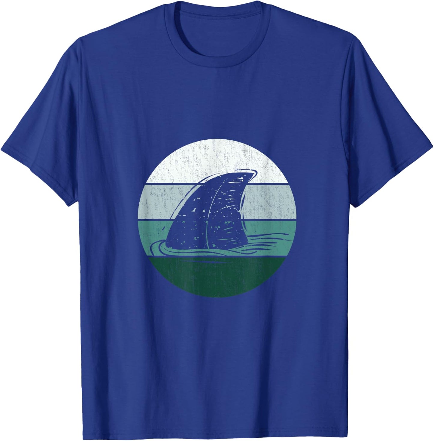 Retro Shark T-Shirt - T-Shirt | Royal