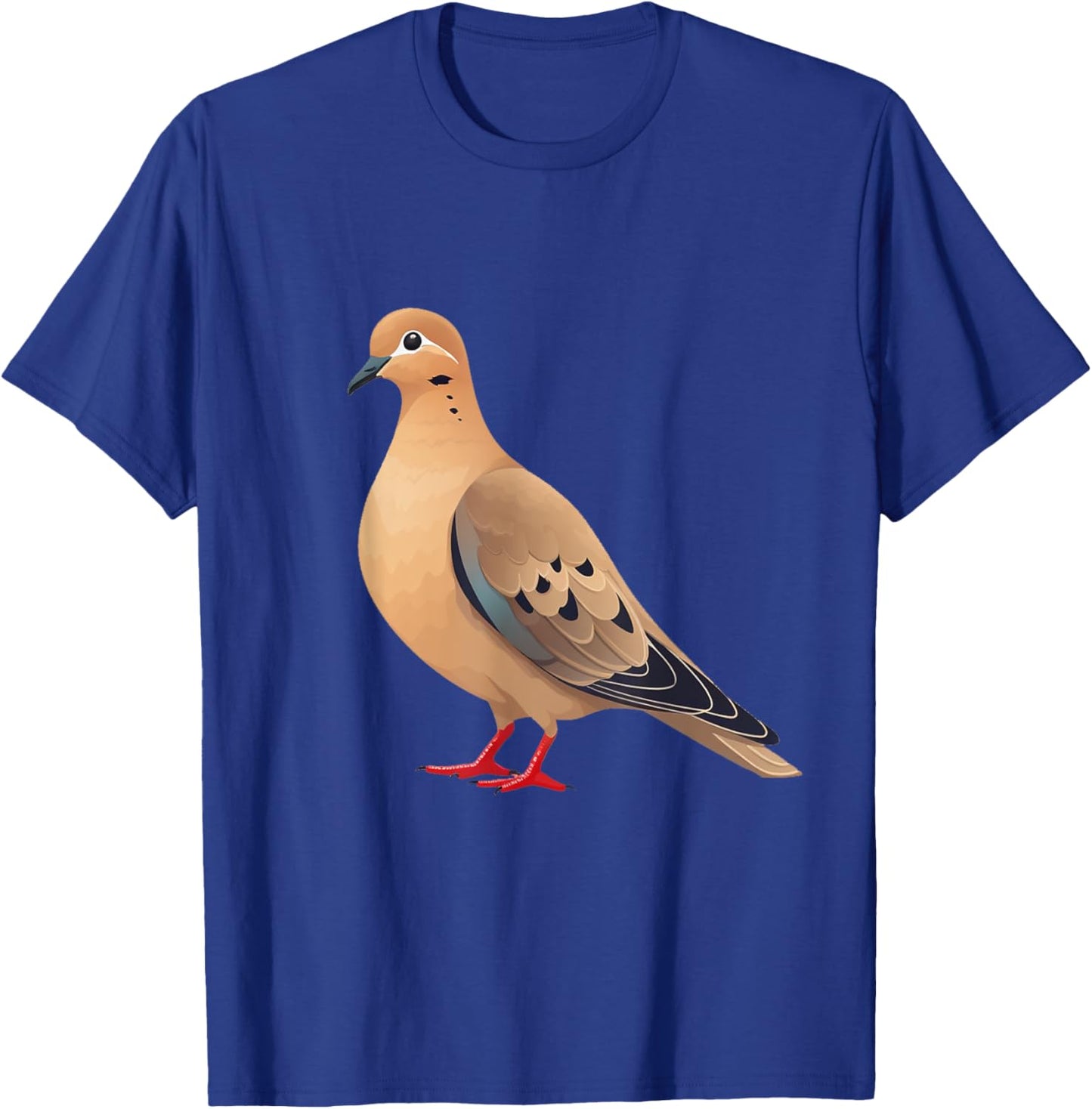Mourning dove bird lover illustration T-Shirt - T-Shirt | Royal