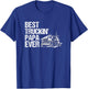 Best Truckin Papa Ever Big Rig Trucker T-Shirt - T-Shirt | Royal