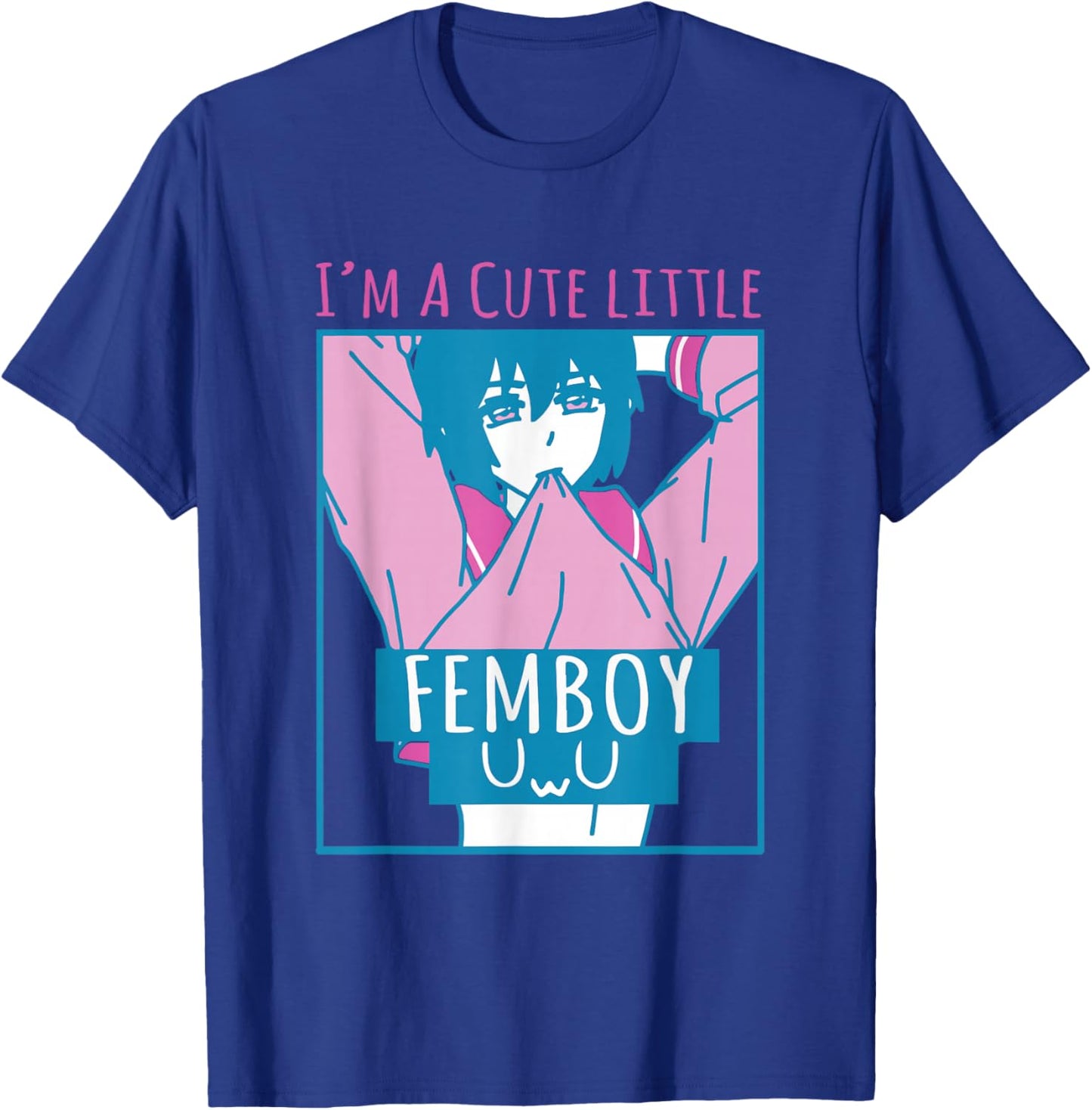 Cute Little Femboy Aesthetic Sissy Cute Femboy Anime T-Shirt - T-Shirt | Royal
