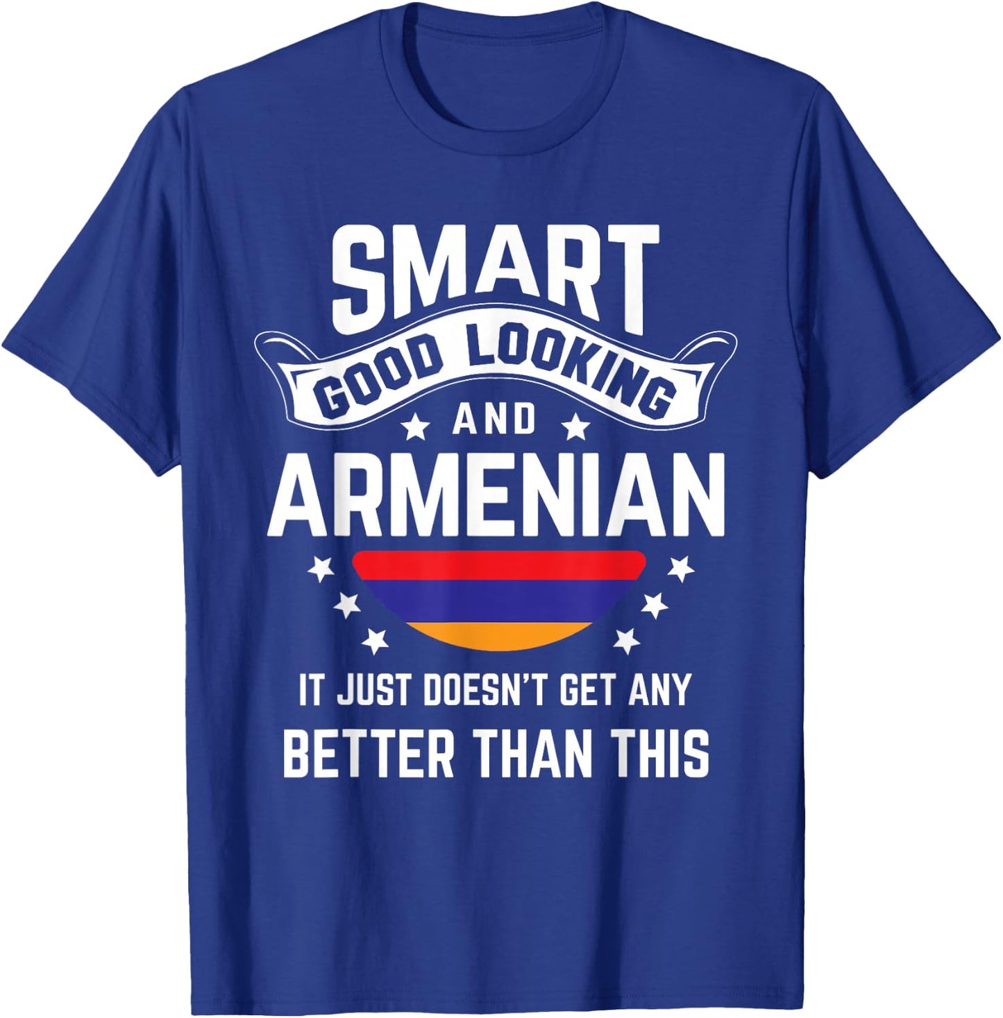 Armenian Flag Native Pride Funny Armenia Armenian Roots T-Shirt - T-Shirt | Royal