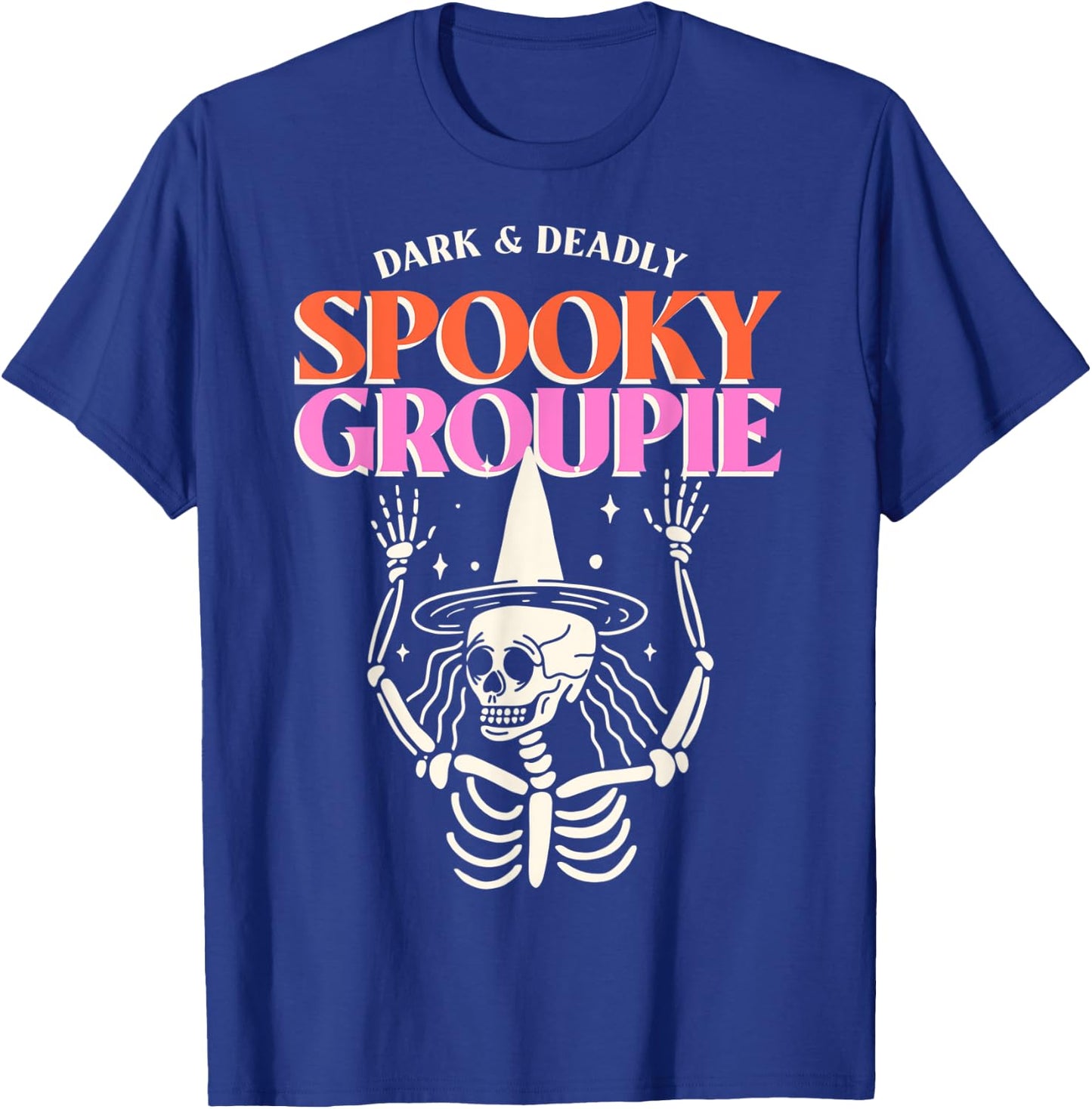 Spooky Groupie Funny Halloween Easy Costume T-Shirt - T-Shirt | Royal