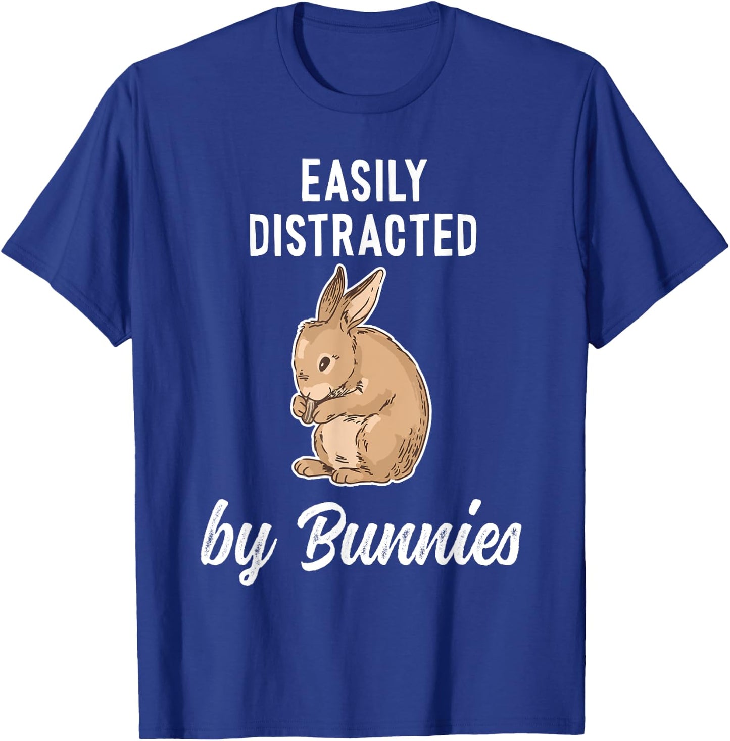 Funny & Happy Easter Bunny & Rabbit T-Shirt - T-Shirt | Royal