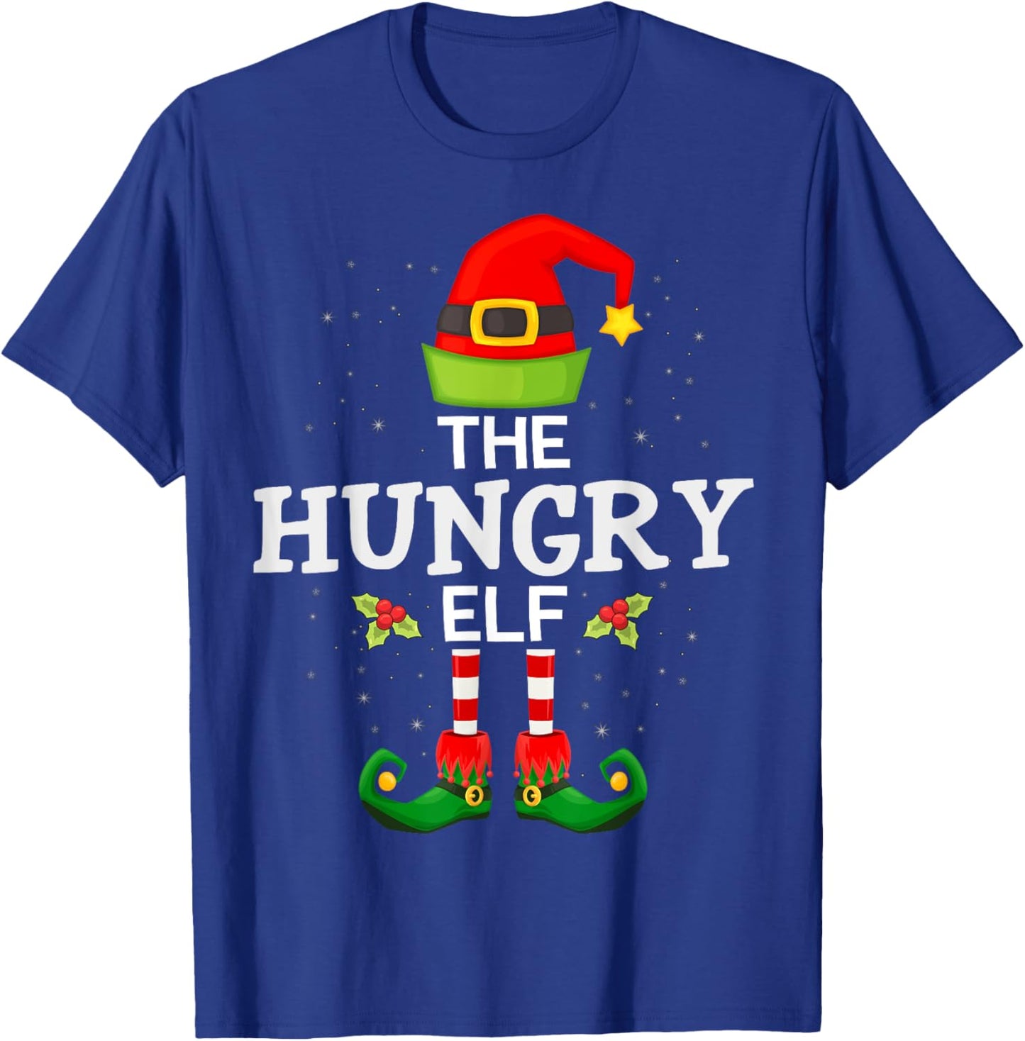 The Hungry Elf Christmas Family Matching Pajama T-Shirt - T-Shirt | Royal
