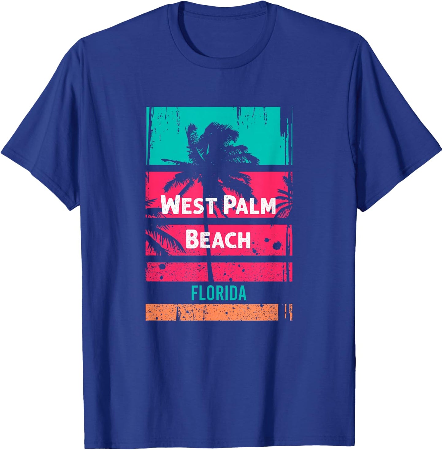 West Palm Beach Souvenir - Florida Reminder T-Shirt - T-Shirt | Royal