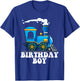Birthday Boy Choo Choo Blue Train Lovers Party Kids Toddlers T-Shirt - T-Shirt | Royal