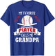 My Favorite Baseball Player Calls Me Grandpa T-Shirt - T-Shirt | Royal