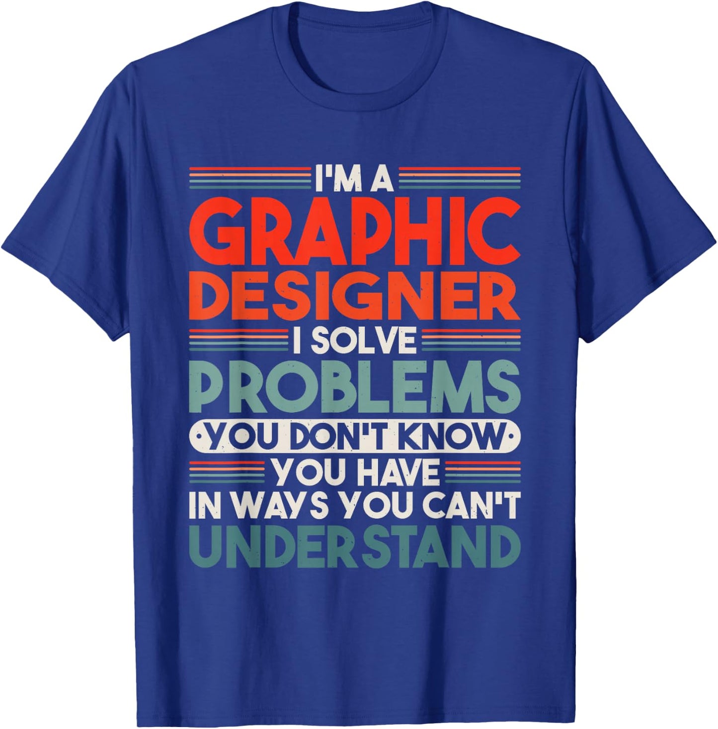 Graphic Designer T-Shirt - T-Shirt | Royal