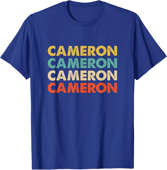 Cameron Name T-Shirt - T-Shirt | Royal