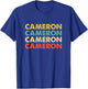 Cameron Name T-Shirt - T-Shirt | Royal