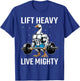 Lifting Laughs and Weights Funny Goose Lover Gym Fitness T-Shirt - T-Shirt | Royal