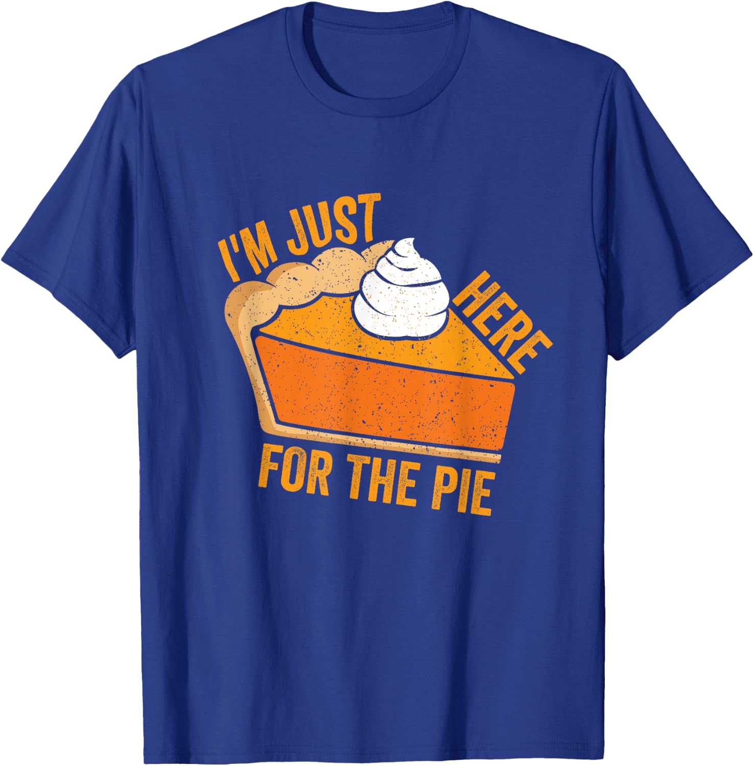 Autumn Pumpkin Pie Thanksgiving Holiday Dessert T-Shirt - T-Shirt | Royal