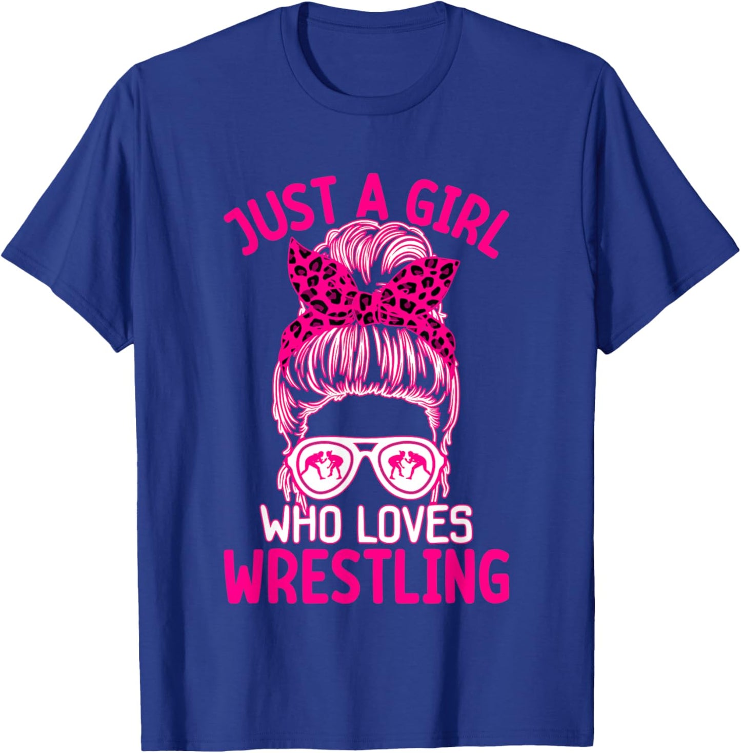 Just a Girl who loves Wrestling T-Shirt - T-Shirt | Royal