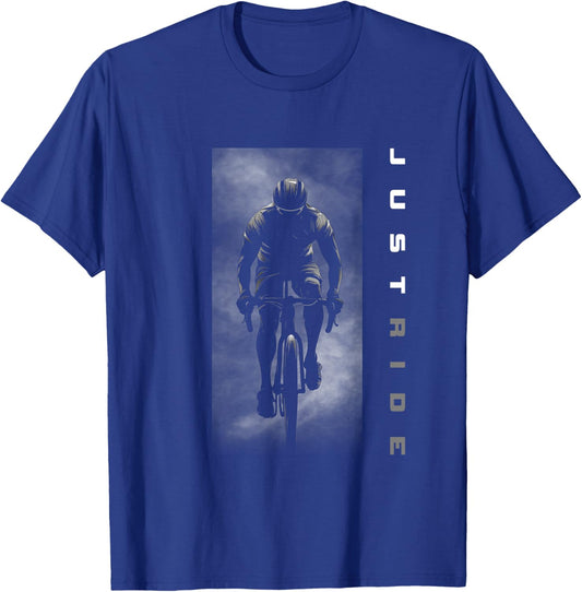 Road Biking Bicycle Cycling T-Shirt - T-Shirt | Royal