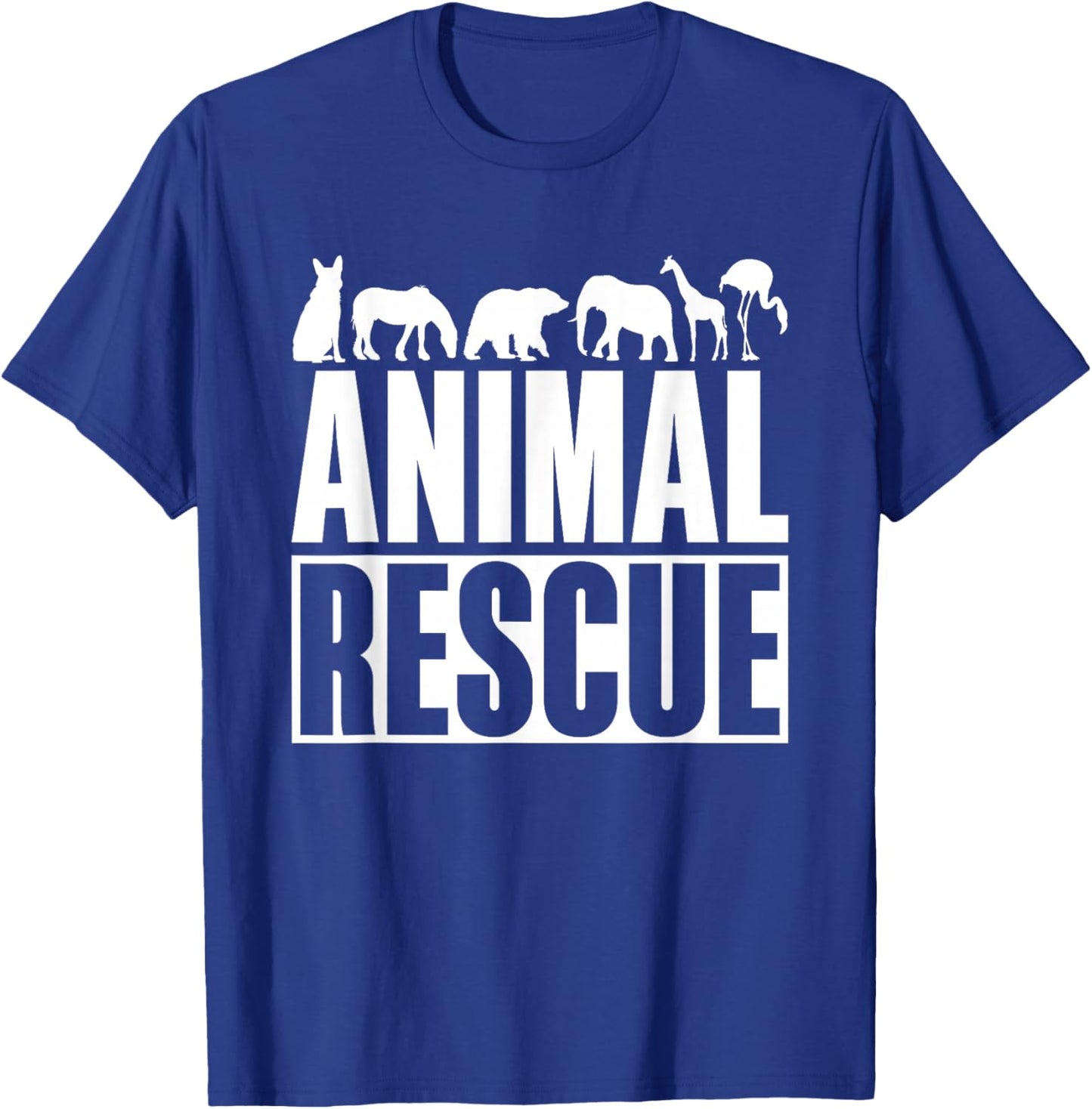 Animal Rescue Save Rescuing Animals Animal T-Shirt - T-Shirt | Royal