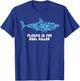 Plastic Is The Real Killer Shark Lover Conservation T-Shirt - T-Shirt | Royal