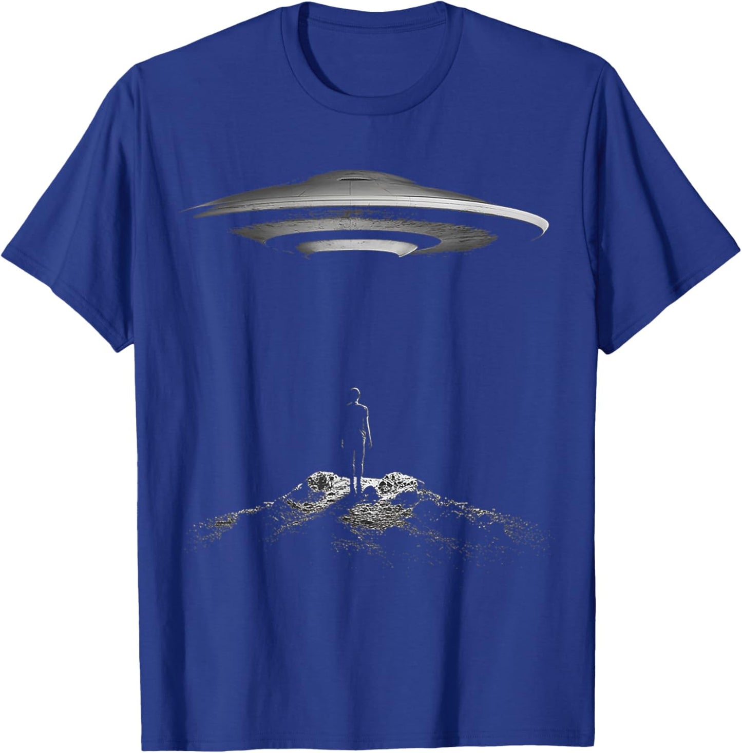 Ufo Nature Graphic Art Ufo T-Shirt - T-Shirt | Royal