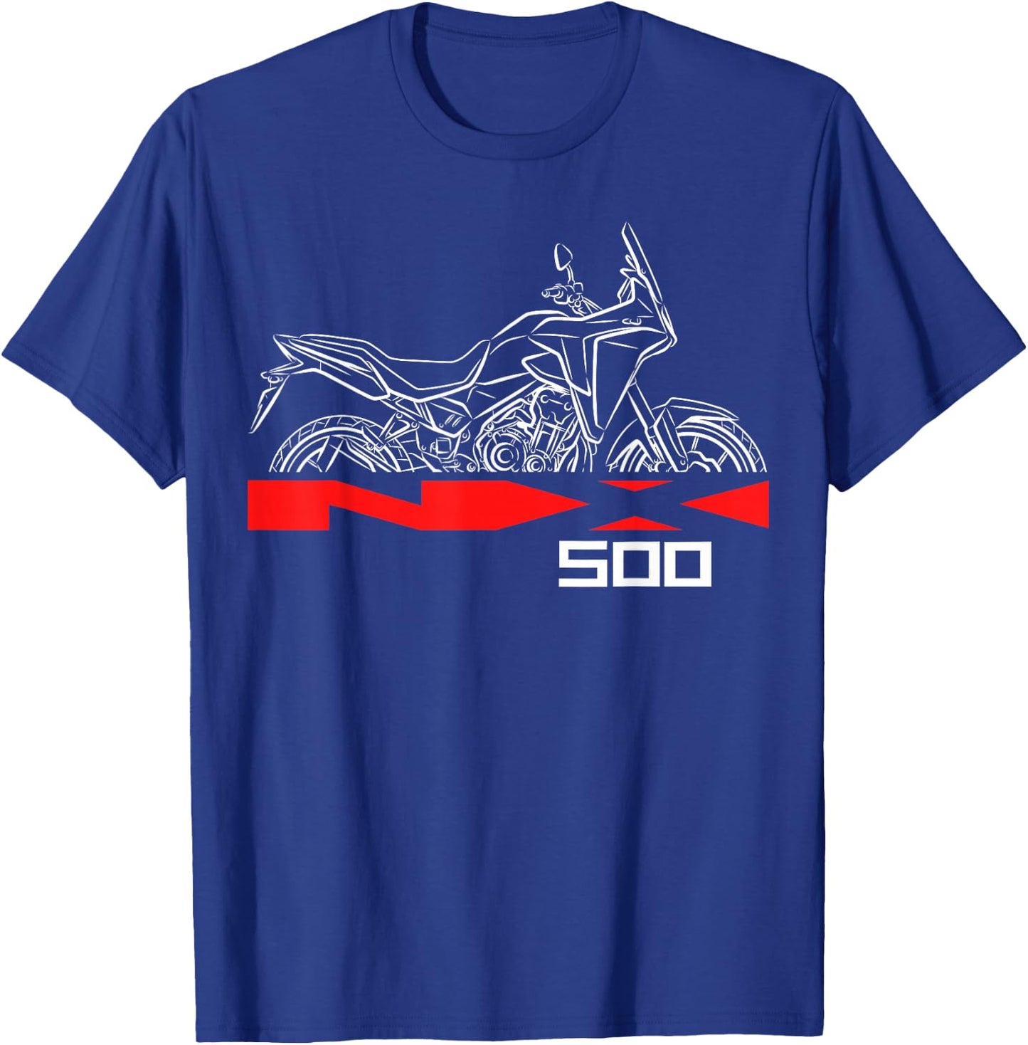 NX500 for ADV Riders, Motorcycle T-Shirt - T-Shirt | Royal