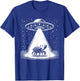 Hermit Crab Dad Mom Lover - Funny Alien UFO T-Shirt - T-Shirt | Royal