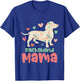 Dachshund Mama - Floral Mother's Day Pet Animal Dog Lover T-Shirt - T-Shirt | Royal