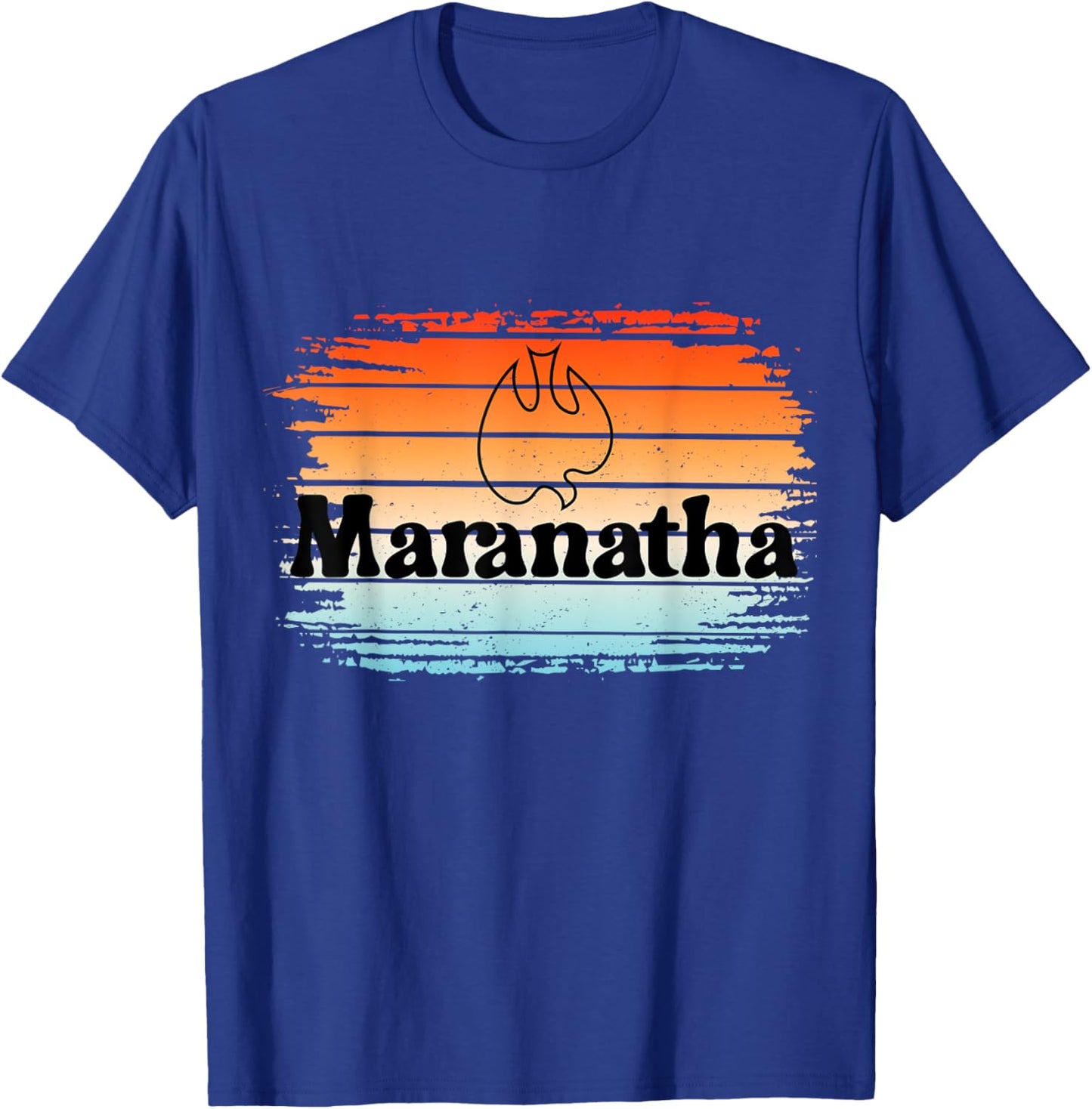 Maranatha Retro Dove Christian Revolution Jesus People T-Shirt - T-Shirt | Royal