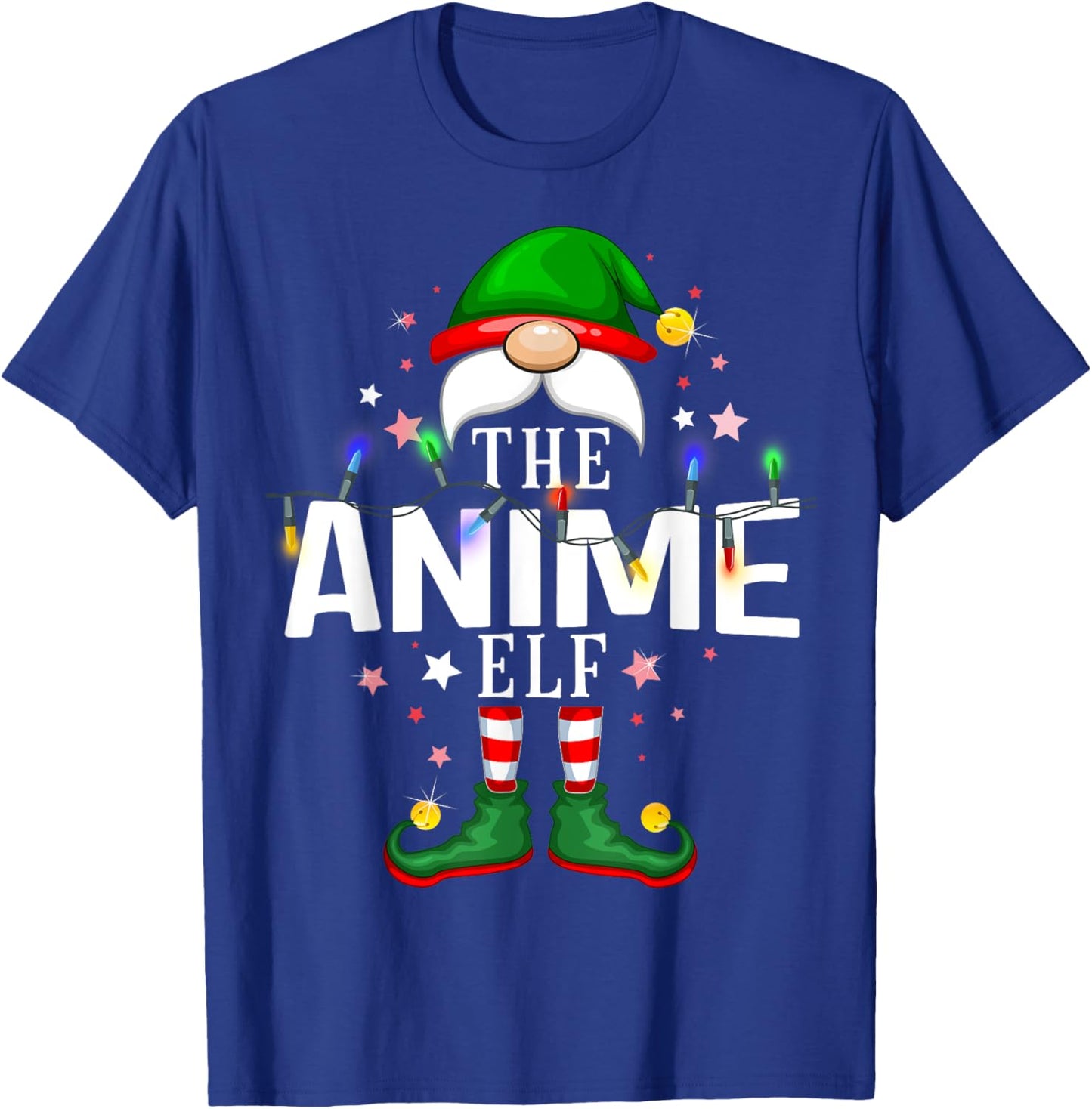 The Anime Elf Christmas Family Pajama Party T-Shirt - T-Shirt | Royal