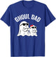 Ghoul Dad Funny Halloween Daddy Ghost Vintage T-Shirt - T-Shirt | Royal