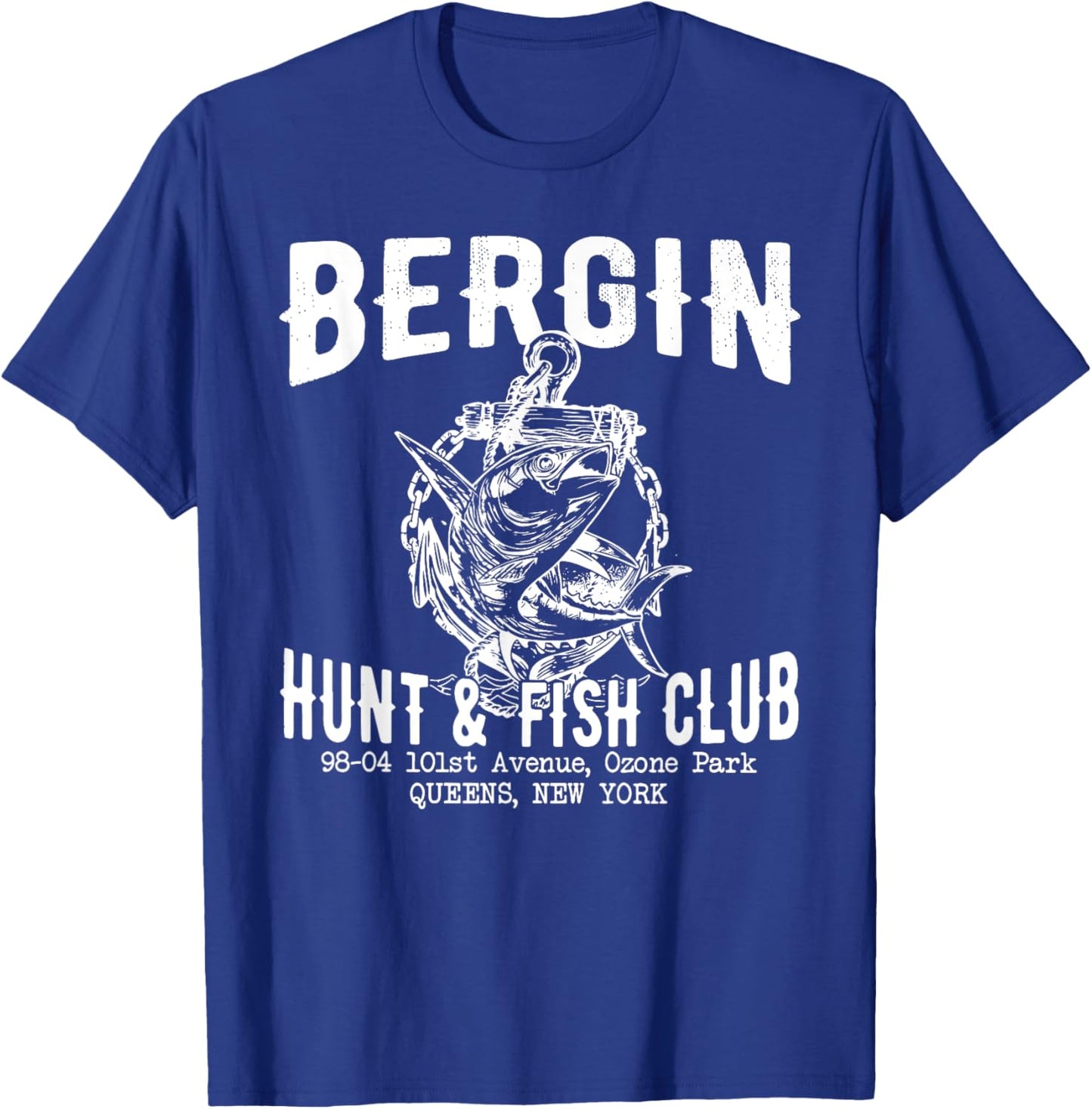 BERGIN HUNT & FISH CLUB Funny design T-Shirt - T-Shirt | Royal