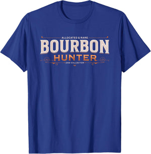 Bourbon Hunter Collector for Whiskey Stocking Stuffer Gifts T-Shirt - T-Shirt | Royal