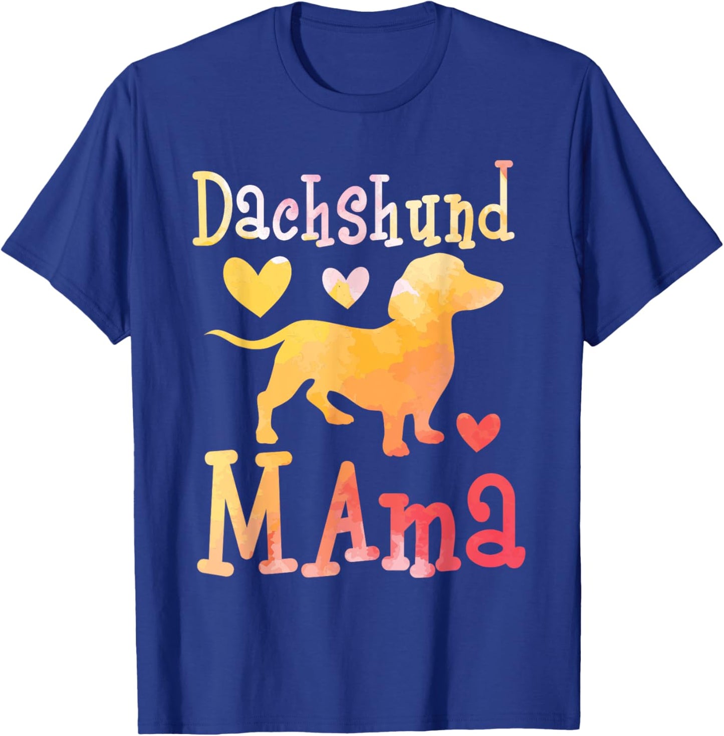 Dachshund Mama - Dog Lover Pet Trainer Breeder Animal Women Girls Kids T-Shirt - T-Shirt | Royal