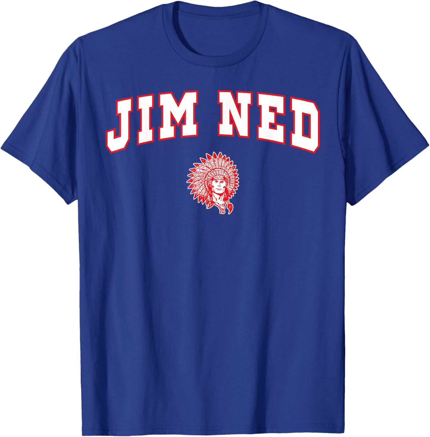 Jim Ned High School Indians C2 T-Shirt - T-Shirt | Royal