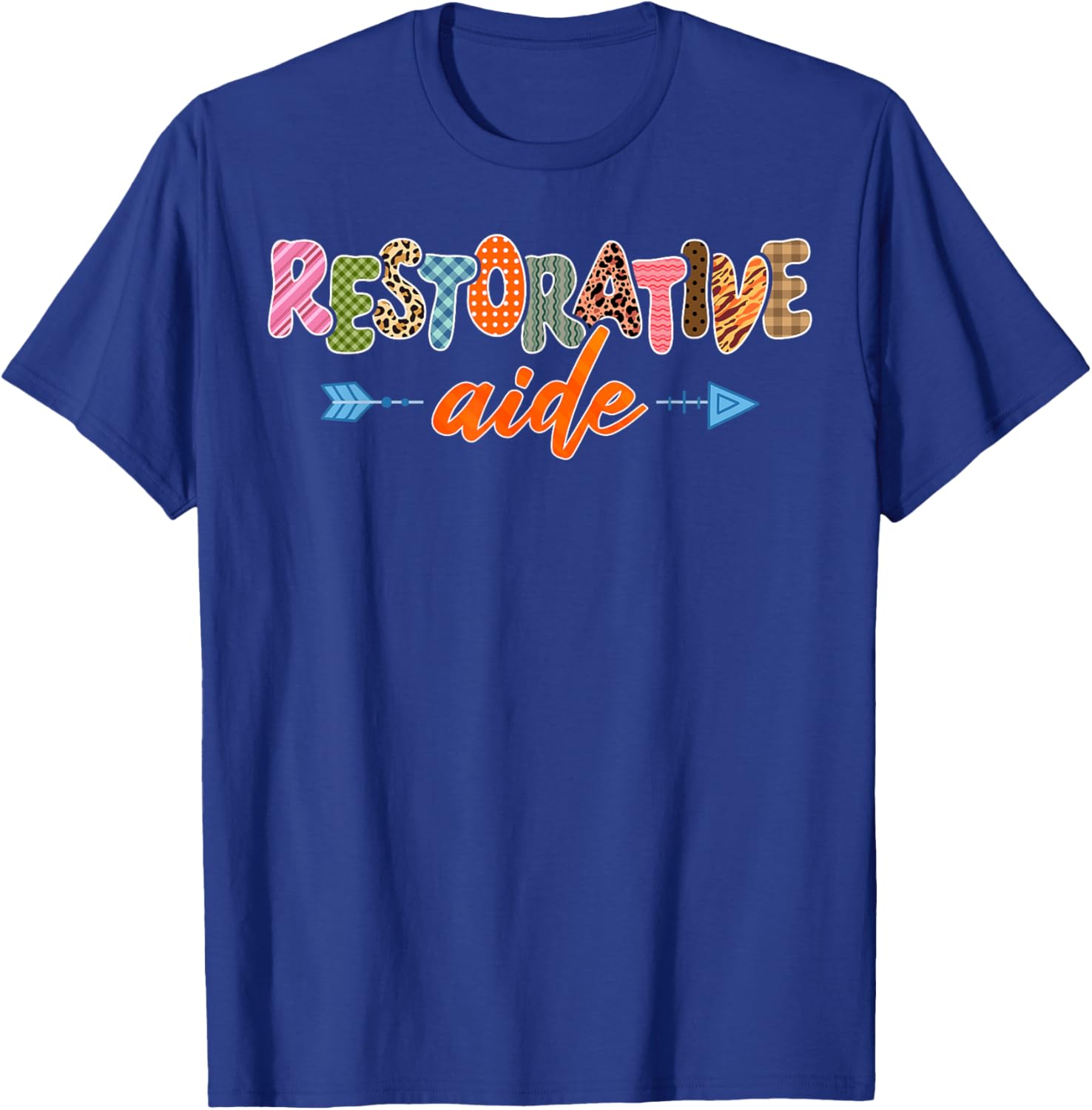 Cute Restorative Aide Appreciation T-Shirt - T-Shirt | Royal