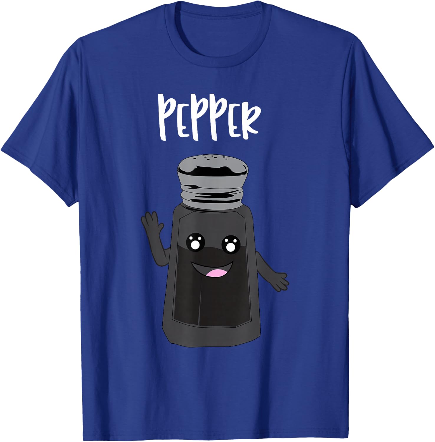 Funny Salt and Pepper Duo Valentines Halloween Easy Costume T-Shirt - T-Shirt | Royal