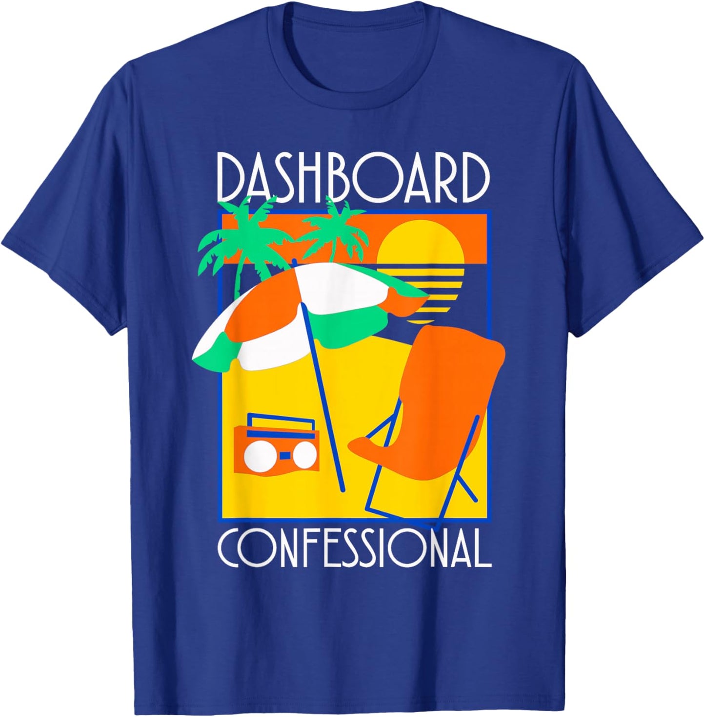 Dashboard Confessional - Vacation , Small, Black T-Shirt - T-Shirt | Royal
