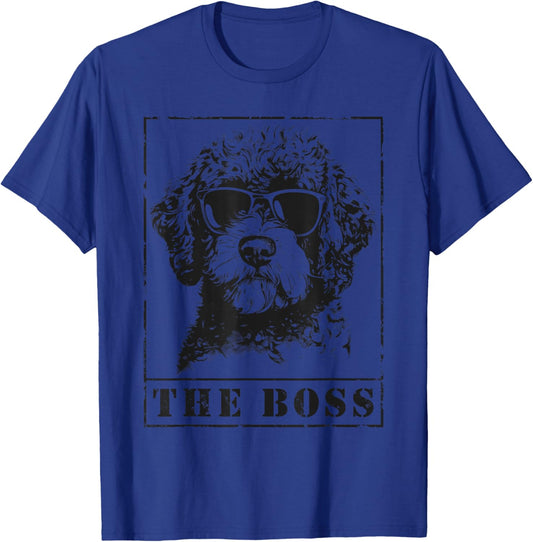 Der lustige Lagotto Romagnolo Boss Mama Papa Hundeliebhaber T-Shirt - T-Shirt | Royal