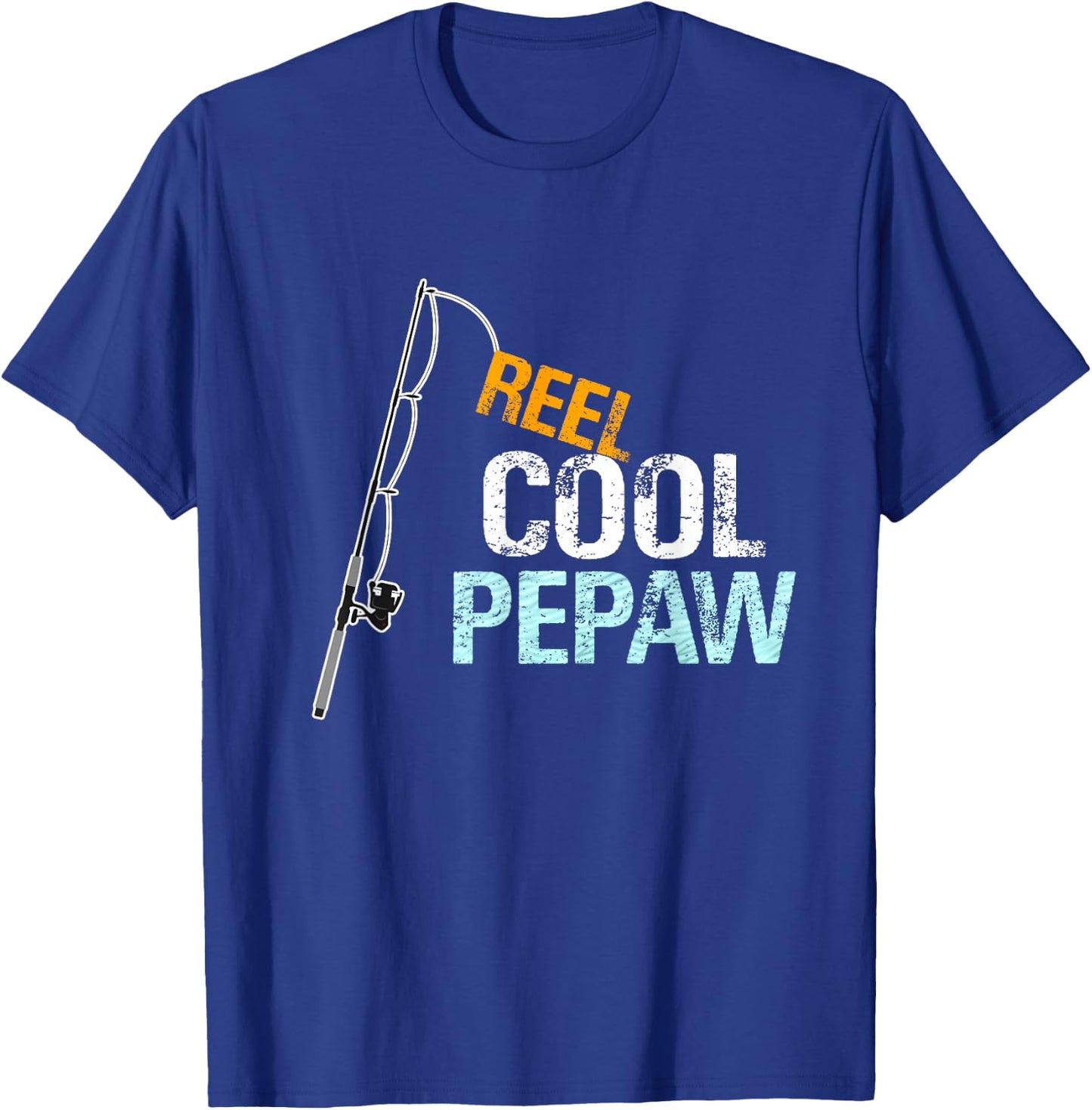 Pepaw Gift from Granddaughter Grandson Reel Cool Pepaw T-Shirt - T-Shirt | Royal