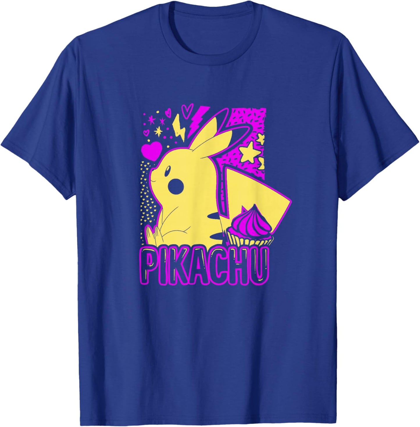 Pokémon Pikachu Cute Neon 025 Lightning Pocket Monster T-Shirt - T-Shirt | Royal