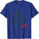 Merry Christmas Stethoscope CNA Nurse Holiday Medical Worker T-Shirt - T-Shirt | Royal