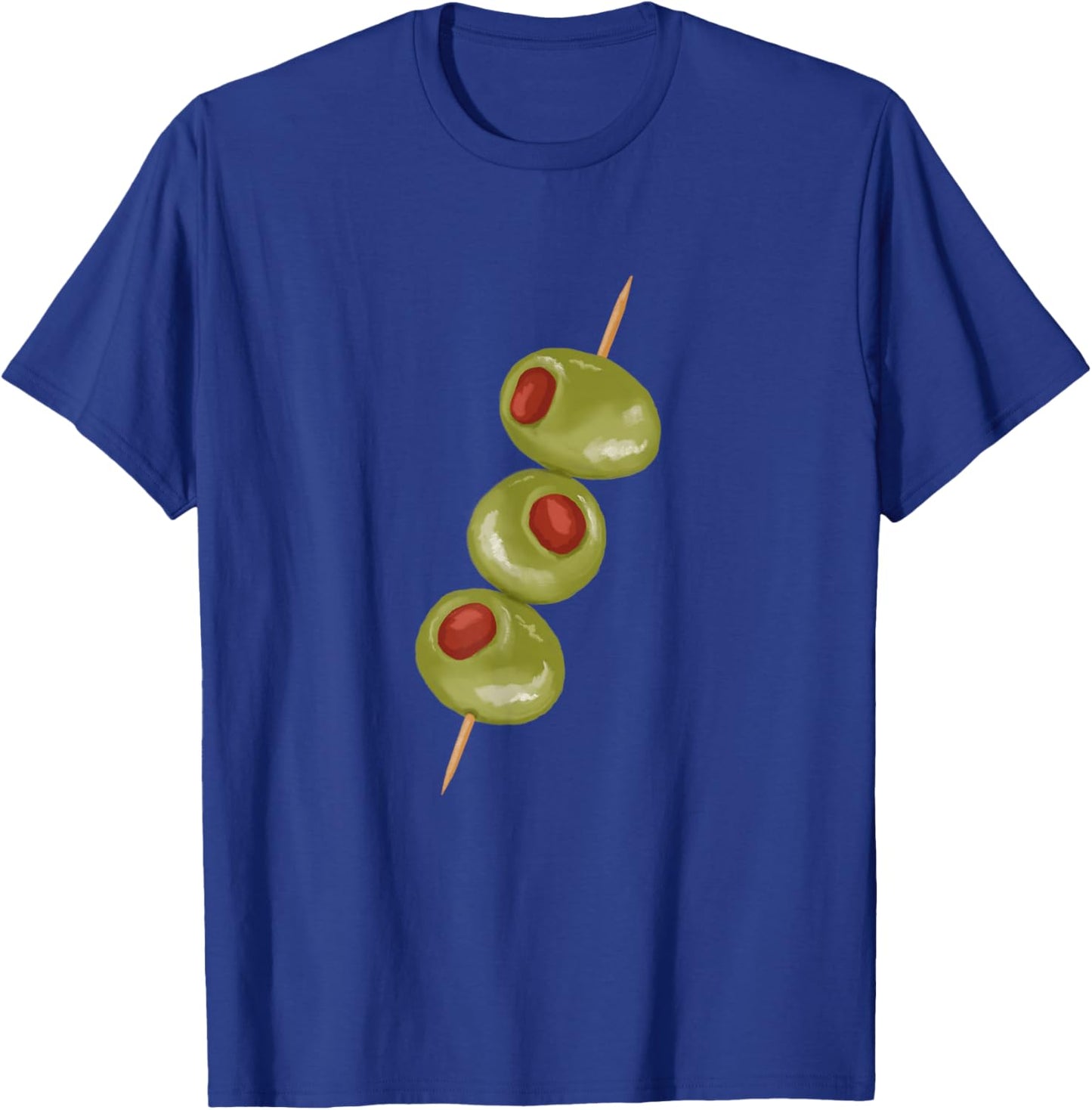 Olives on a toothpick, martini cocktail ready T-Shirt - T-Shirt | Royal