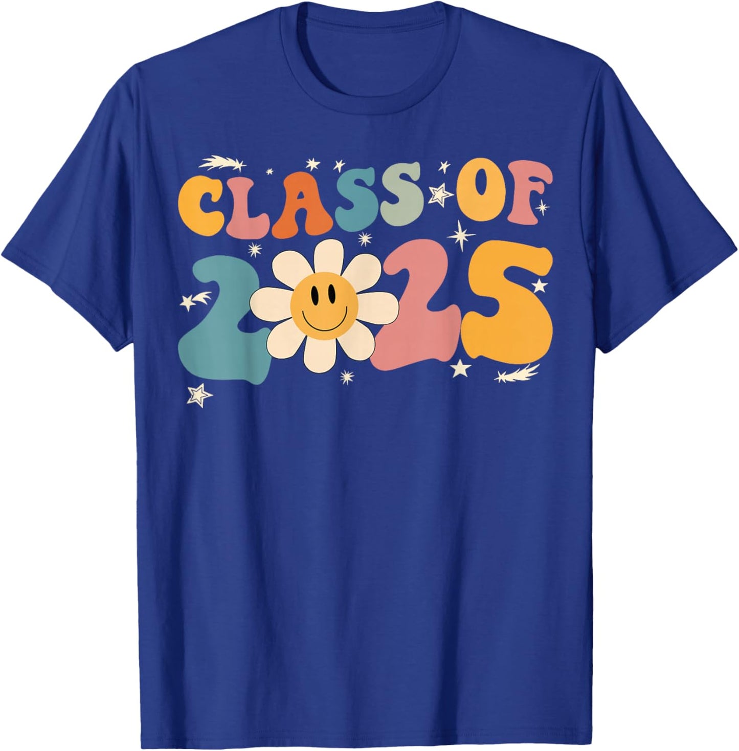 Class of 2025 Grow With Me Graduation First Day of School T-Shirt - T-Shirt | Royal