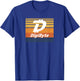 Digibyte Crypto Block Sunset DGB Cryptocurrency Color Tones T-Shirt - T-Shirt | Royal