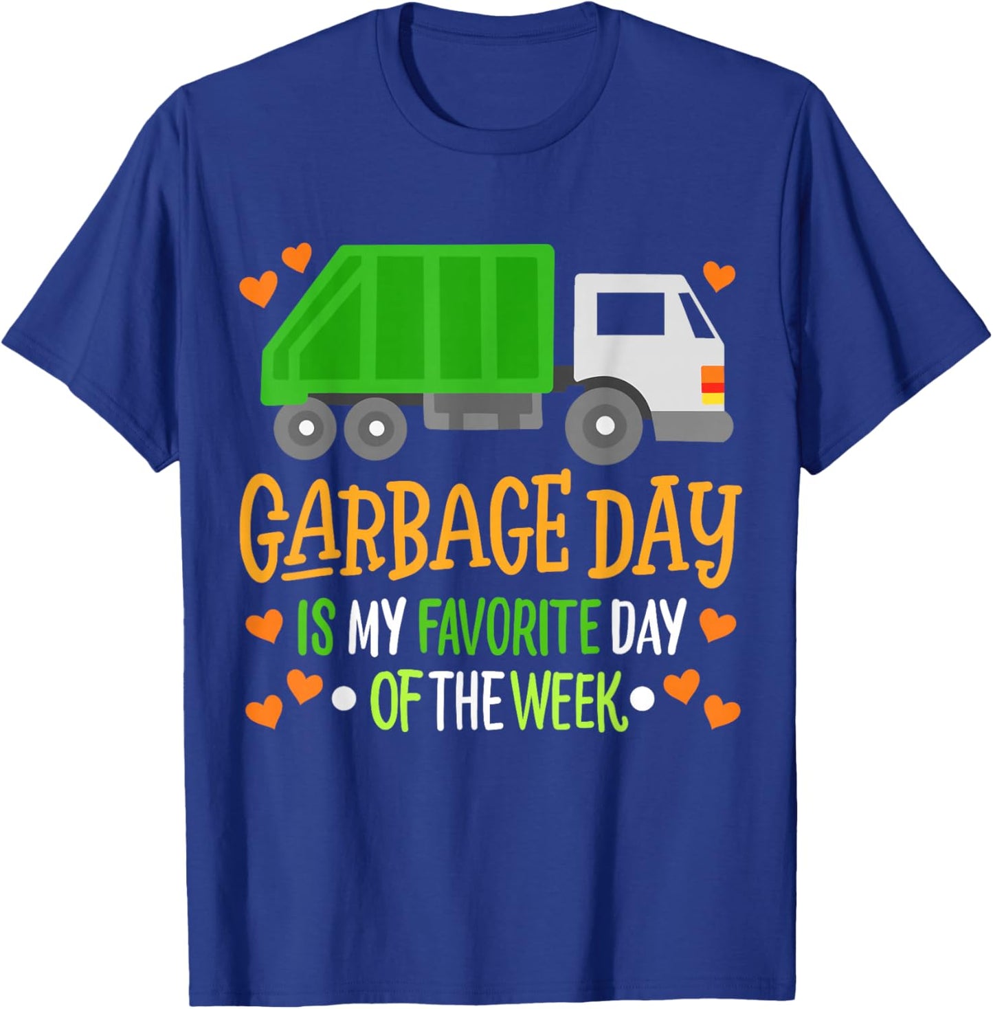 Garbage Truck T-Shirt - T-Shirt | Royal