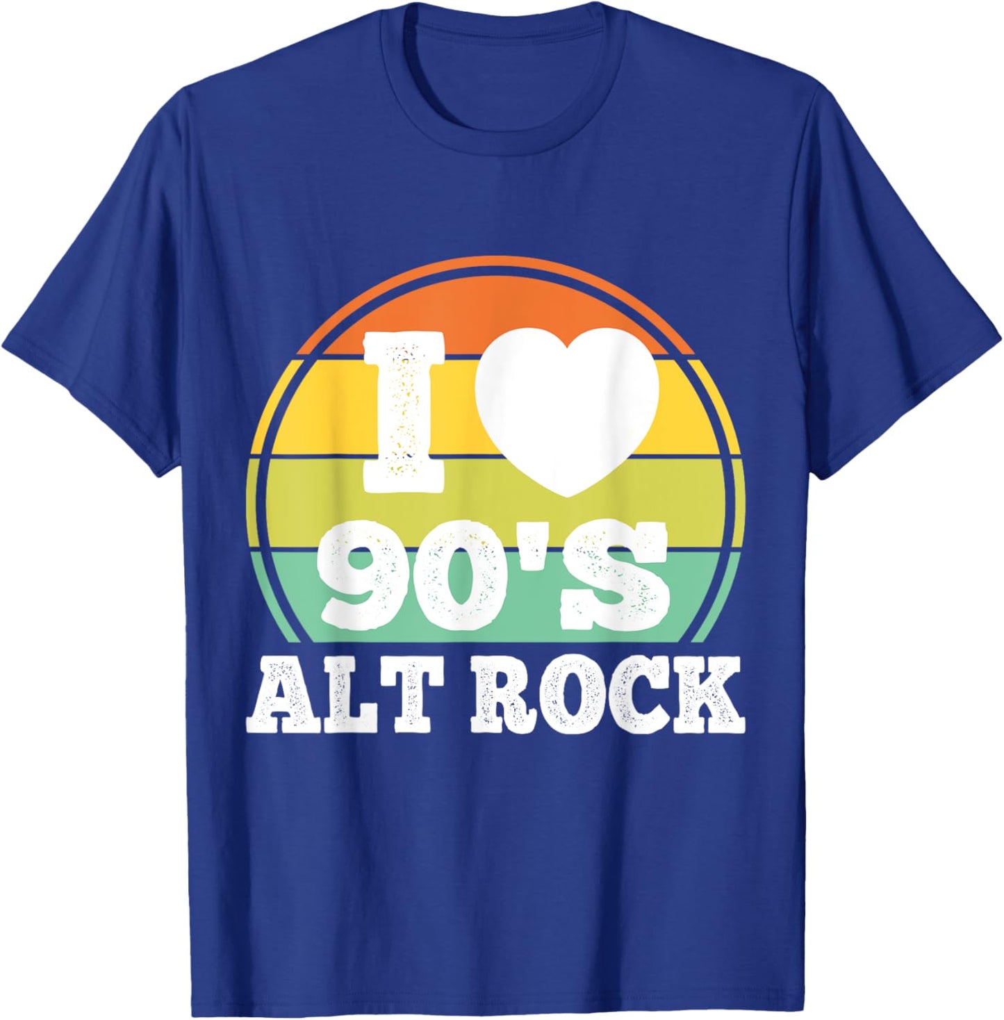 I Love 90s Alt Rock Music 90's Alternative Concert Costume T-Shirt - T-Shirt | Royal