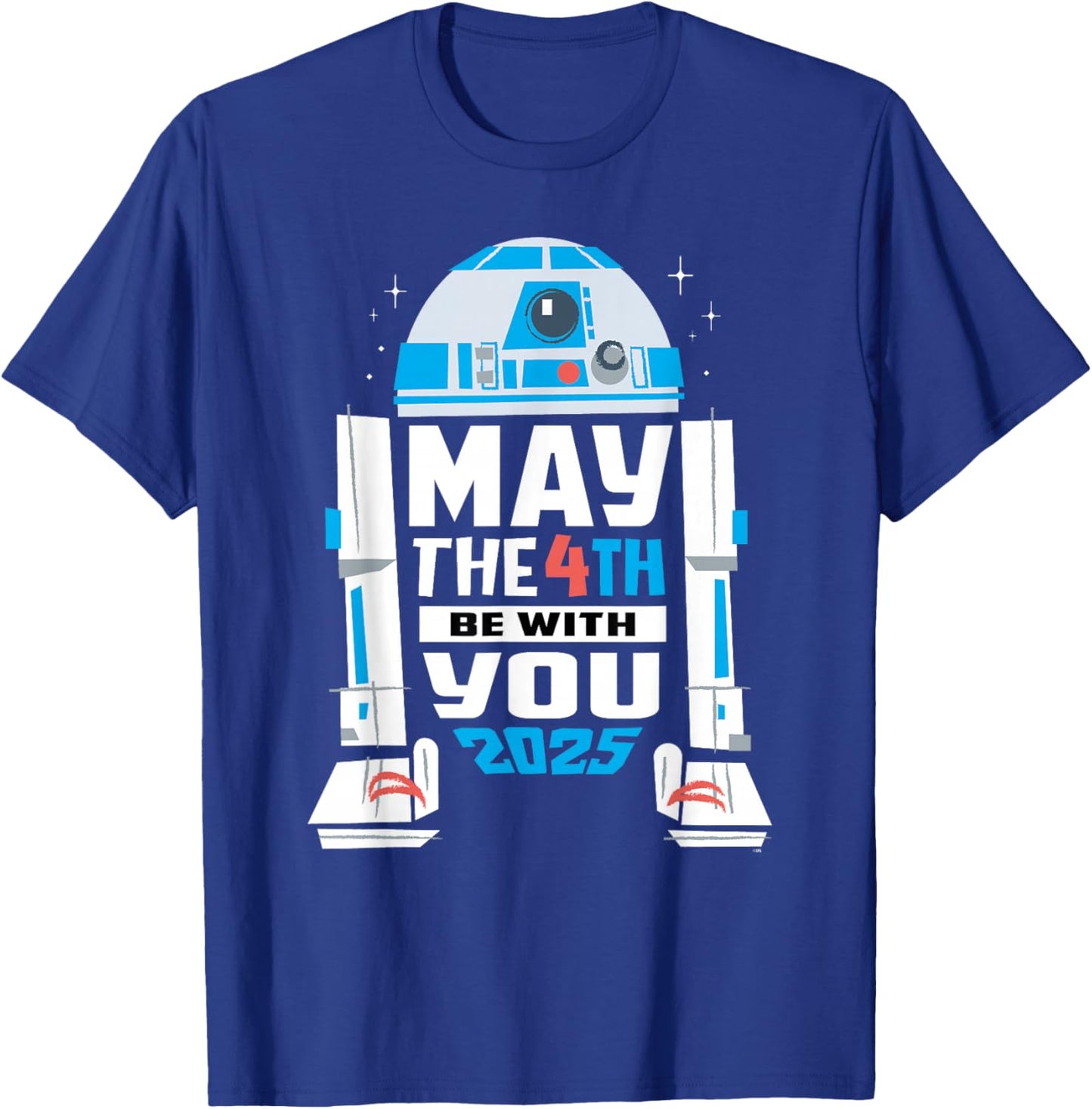 Star Wars R2-D2 May the 4th Be With You 2025 Star Wars Day T-Shirt - T-Shirt | Royal