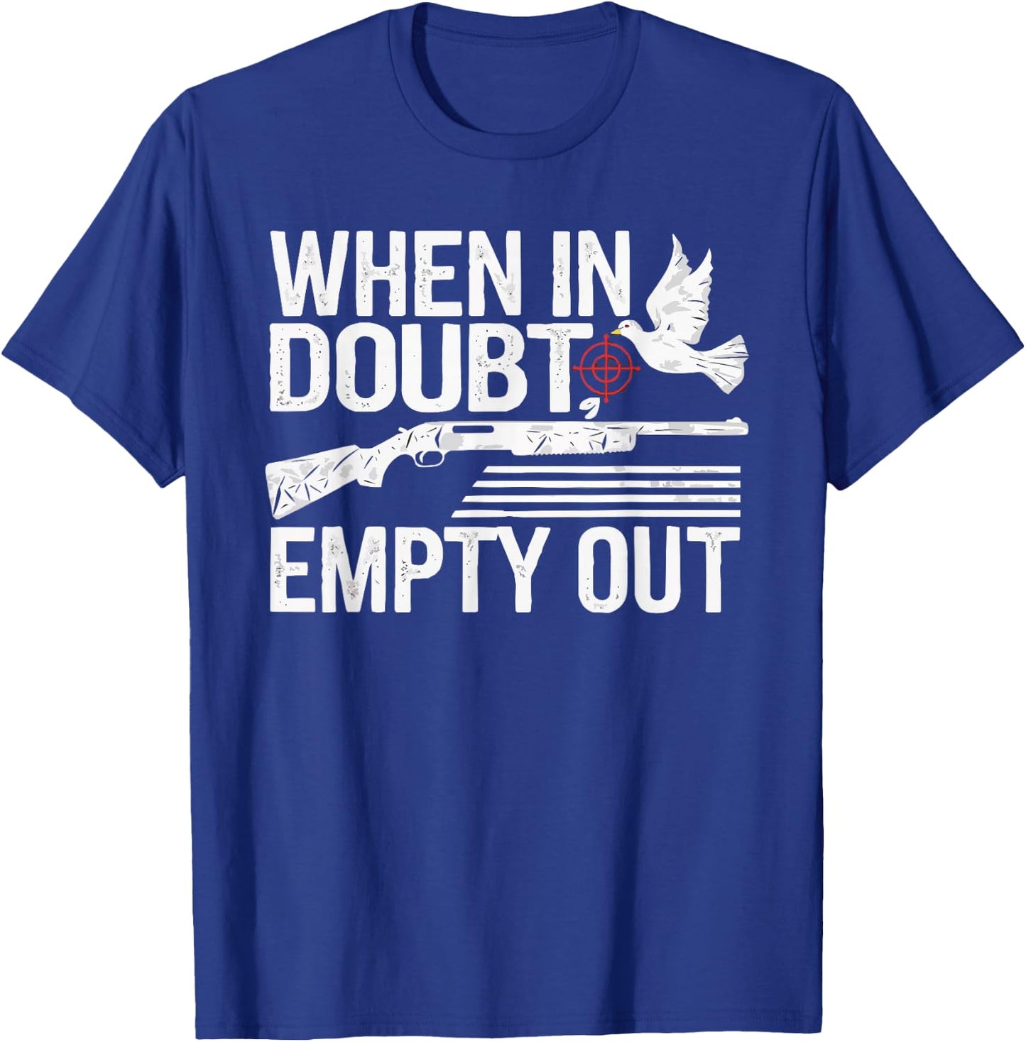 Dove Hunting Gear Dove Season Flying Bird Dove Slayer T-Shirt - T-Shirt | Royal