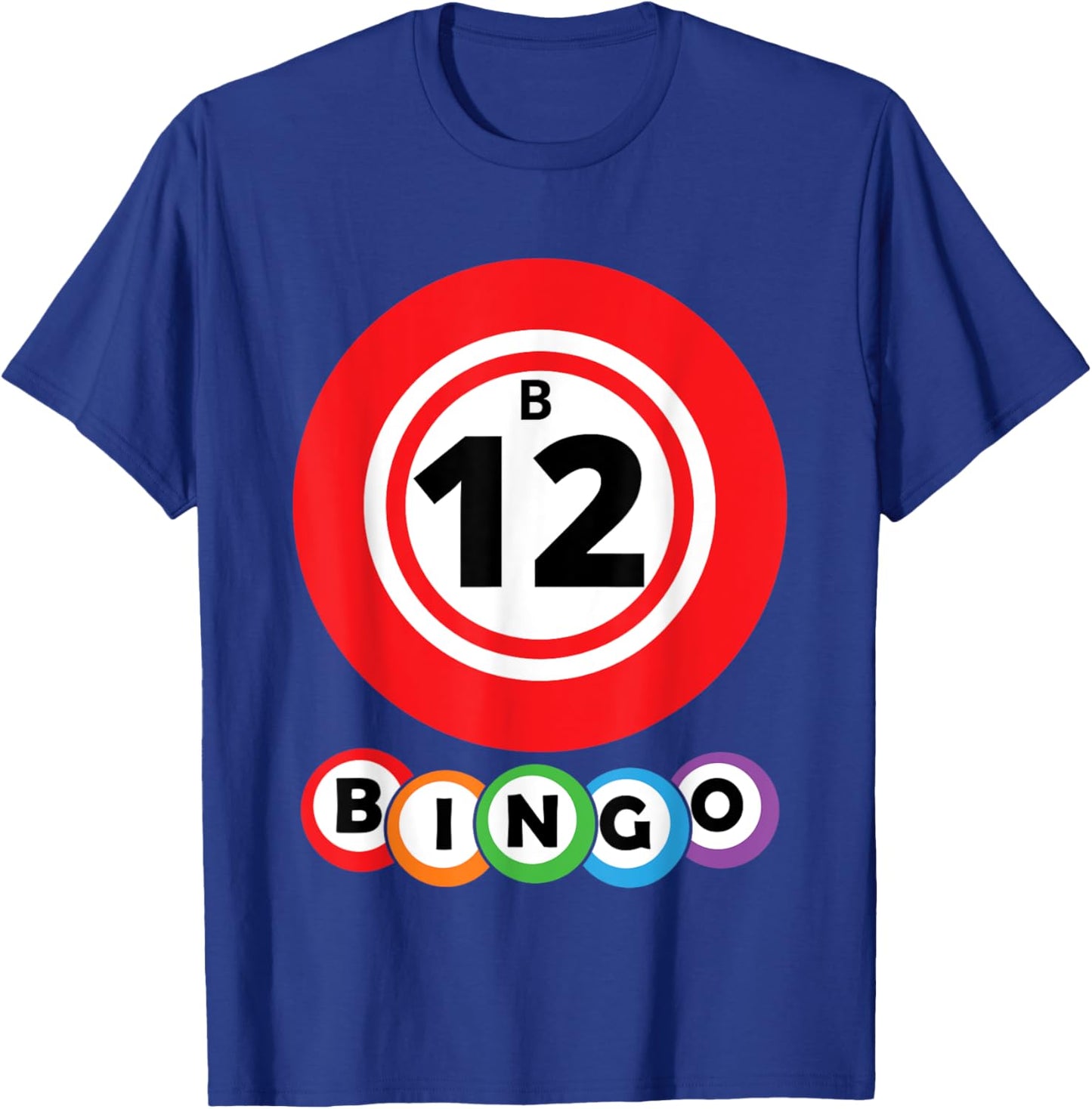 Lucky Bingo B12 Group Bingo Costume T-Shirt - T-Shirt | Royal