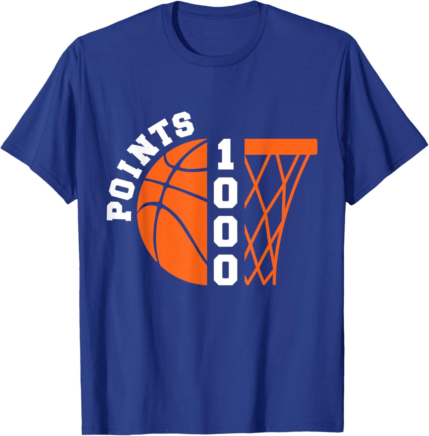 1000 Points Basketball Scorer High School Basketball Boys T-Shirt - T-Shirt | Royal