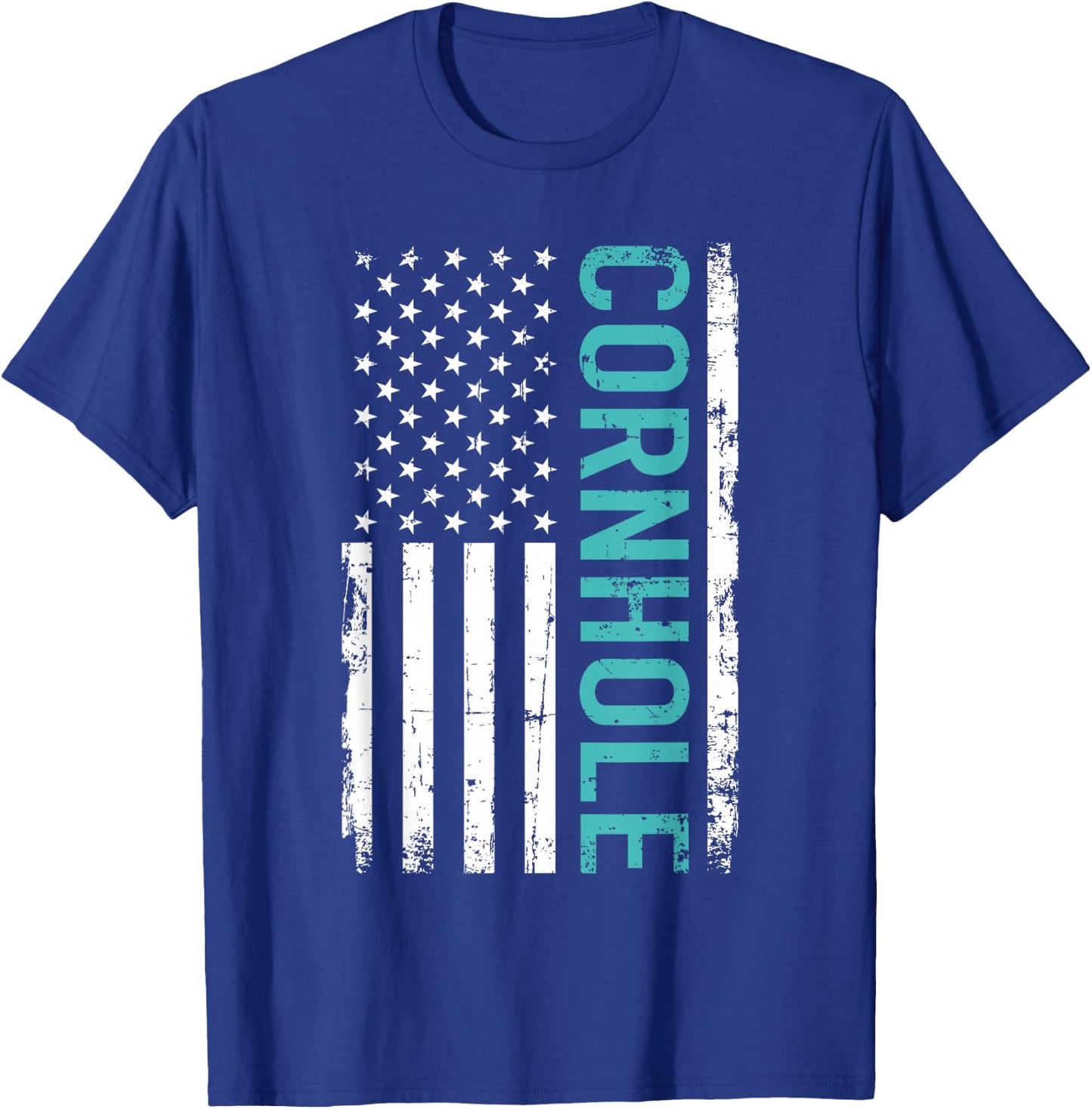 Cornhole USA T-Shirt - T-Shirt | Royal