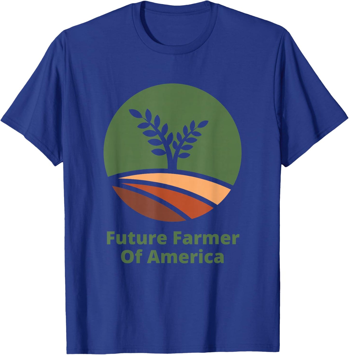 Future Farmer Of America for Farm Girls and Boys T-Shirt - T-Shirt | Royal