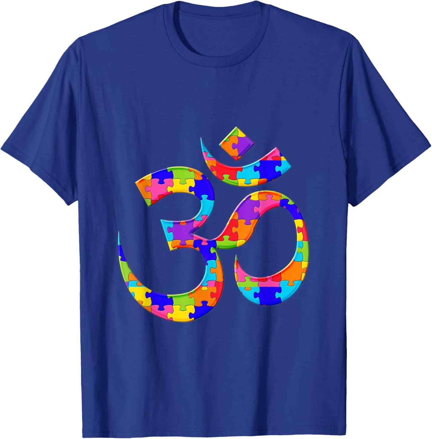 Om Brahman Puzzle Autism Puzzle T-Shirt - T-Shirt | Royal